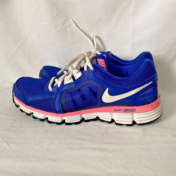 Nike Shoes - Nike Dual Fusion ST 2 Athletic Running Shoe Womens Size 6.5 454240-416 Blue Pink